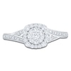 Thumbnail Image 3 of Multi-Diamond Cushion-Shaped Promise Ring 1/3 ct tw 10K White Gold