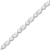 Thumbnail Image 2 of Pear-Shaped & Round-Cut Lab-Grown Diamond Bracelet 2-3/4 ct t 14K White Gold 7"
