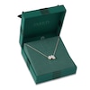 Thumbnail Image 3 of Marquise & Round-Cut Lab-Grown Diamond Two-Stone Necklace 2 ct tw 14K Yellow Gold 18"
