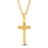 Thumbnail Image 3 of Men's Cross Necklace 10K Yellow Gold 22"