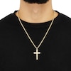 Thumbnail Image 5 of Men's Cross Necklace 10K Yellow Gold 22"