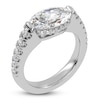 Thumbnail Image 2 of Oval-Cut Created By Jared Studio Lab-Grown Diamond Engagement Ring 3-1/2 ct tw 14K White Gold