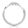 Thumbnail Image 2 of J'Lure Lab-Created Diamond Scalloped Wedding Band 1/5 ct tw 18K White Gold