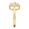 Thumbnail Image 3 of J'Lure Octagon Brilliant-Cut Lab-Grown Diamond Half-Halo Engagement Ring 3 ct tw 18K Yellow Gold