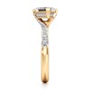Thumbnail Image 3 of J'Lure Imperial-Emerald Step-Cut Lab-Grown Diamond Bypass Engagement Ring 1-1/3 ct tw 18K Yellow Gold