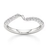 Thumbnail Image 1 of J'Lure Lab-Grown Diamond Contour Wedding Band 1/4 ct tw 18K White Gold