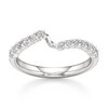 Thumbnail Image 1 of J'Lure Lab-Grown Diamond Contour Wedding Band 1/3 ct tw 18K White Gold