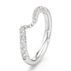 Thumbnail Image 4 of J'Lure Lab-Grown Diamond Contour Wedding Band 1/3 ct tw 18K White Gold