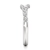Thumbnail Image 3 of J'Lure Lab-Created Diamond Contour Wedding Band 1/3 ct tw 18K White Gold