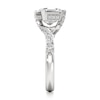 Thumbnail Image 3 of J'Lure Square-Emerald Step-Cut Lab-Grown Diamond Bypass Engagement Ring 3-5/8 ct tw 18K White Gold