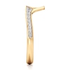 Thumbnail Image 3 of J'Lure Lab-Grown Diamond Contour Wedding Band 1/6 ct tw 18K Yellow Gold