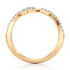 Thumbnail Image 2 of J'Lure Lab-Grown Diamond Angled Contour Wedding Band 1/6 ct tw 18K Yellow Gold