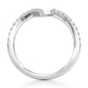 Thumbnail Image 2 of J'Lure Lab-Grown Diamond Angled Contour Wedding Band 1/4 ct tw 18K White Gold