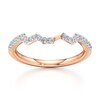 Thumbnail Image 1 of J'Lure Lab-Grown Diamond Angled Contour Wedding Band 1/5 ct tw 18K Rose Gold