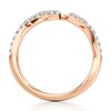 Thumbnail Image 2 of J'Lure Lab-Grown Diamond Angled Contour Wedding Band 1/5 ct tw 18K Rose Gold