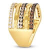 Thumbnail Image 3 of Le Vian Diamond Multi-Row Ring 7/8 ct tw 14K Honey Gold