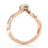 Thumbnail Image 2 of J'Lure Leaf Step-Cut Lab-Grown Diamond Bypass Engagement Ring 1-1/8 ct tw 18K Rose Gold