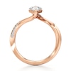Thumbnail Image 2 of J'Lure Kite Step-Cut Lab-Grown Diamond Bypass Engagement Ring 1-1/6 ct tw 18K Rose Gold