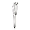 Thumbnail Image 3 of J'Lure Lab-Created Diamond Contour Wedding Band 1/8 ct tw 18K White Gold