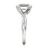Thumbnail Image 3 of J'Lure Hexagon Step-Cut Lab-Grown Diamond Bypass Engagement Ring 2-1/4 ct tw 18K White Gold