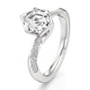 Thumbnail Image 4 of J'Lure Hexagon Step-Cut Lab-Grown Diamond Bypass Engagement Ring 2-1/4 ct tw 18K White Gold