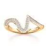 Thumbnail Image 1 of J'Lure Lab-Grown Diamond Contour Wedding Band 1/5 ct tw 18K Yellow Gold