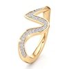 Thumbnail Image 4 of J'Lure Lab-Grown Diamond Contour Wedding Band 1/5 ct tw 18K Yellow Gold
