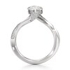 Thumbnail Image 2 of J'Lure Moval Old-Cut Lab-Grown Diamond Bypass Engagement Ring 3-1/3 ct tw 18K White Gold