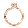 Thumbnail Image 2 of J'Lure Pear Step-Cut Lab-Grown Diamond Bypass Engagement Ring 3-1/5 ct tw 18K Rose Gold