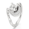Thumbnail Image 4 of J'Lure Carre Step-Cut Lab-Created Diamond Engagement Ring 1 ct tw 18K White Gold