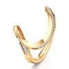 Thumbnail Image 4 of J'Lure Lab-Grown Diamond Contour Wedding Band 1/6 ct tw 18K Yellow Gold