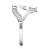 Thumbnail Image 3 of J'Lure Lab-Grown Diamond Contour Wedding Band 1/5 ct tw 18K White Gold