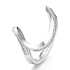 Thumbnail Image 4 of J'Lure Lab-Grown Diamond Contour Wedding Band 1/5 ct tw 18K White Gold