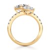 Thumbnail Image 2 of J'Lure Square-Emerald Step-Cut Two-Stone Lab-Grown Diamond Engagement Ring 3-3/8 ct tw 18K Yellow Gold