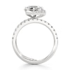 Thumbnail Image 2 of J'Lure Hexagon Step-Cut Lab-Grown Diamond Spiral Engagement Ring 2-1/2 ct tw 18K White Gold