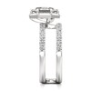 Thumbnail Image 3 of J'Lure Hexagon Step-Cut Lab-Grown Diamond Spiral Engagement Ring 2-1/2 ct tw 18K White Gold