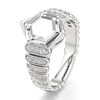 Thumbnail Image 4 of J'Lure Hexagon Portrait-Cut Lab-Created Diamond Engagement Ring 2-1/3 ct tw 18K White Gold