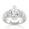 Thumbnail Image 1 of J'Lure Pear Step-Cut Lab-Grown Diamond Engagement Ring 3-3/8 ct tw 18K White Gold