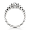 Thumbnail Image 2 of J'Lure Pear Step-Cut Lab-Grown Diamond Engagement Ring 3-3/8 ct tw 18K White Gold