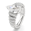 Thumbnail Image 4 of J'Lure Pear Step-Cut Lab-Grown Diamond Engagement Ring 3-3/8 ct tw 18K White Gold