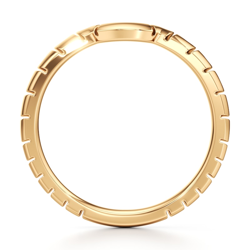 Main Image 2 of J'Lure Contour Wedding Band 18K Yellow Gold