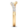 Thumbnail Image 3 of J'Lure Lab-Grown Diamond Contour Wedding Band 1/3 ct tw 18K Yellow Gold