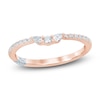 Thumbnail Image 1 of Pnina Tornai Pear-Shaped & Round-Cut Diamond Anniversary Ring 1/4 ct tw 14K Rose Gold