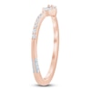 Thumbnail Image 2 of Pnina Tornai Pear-Shaped & Round-Cut Diamond Anniversary Ring 1/4 ct tw 14K Rose Gold