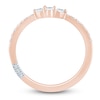 Thumbnail Image 4 of Pnina Tornai Pear-Shaped & Round-Cut Diamond Anniversary Ring 1/4 ct tw 14K Rose Gold