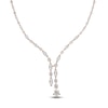 Thumbnail Image 1 of J'Lure Pentagon Brilliant-Cut, Moval Old-Cut & Square Emerald Step-Cut Lab-Grown Diamond Y-Drop Necklace 13-1/3 ct tw 14K Rose Gold 19.5"