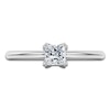 Thumbnail Image 3 of Princess-Cut Diamond Solitaire Engagement Ring 1/2 ct tw 14K White Gold (I2/I)