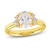 Thumbnail Image 1 of Storied Diamond Desert Sands of Eternity Oval-Cut Diamond Engagement Ring 1-3/4 ct tw 18K Yellow Gold
