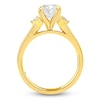Thumbnail Image 2 of Storied Diamond Desert Sands of Eternity Oval-Cut Diamond Engagement Ring 1-3/4 ct tw 18K Yellow Gold