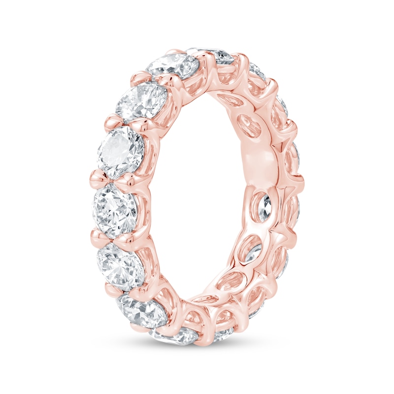 Main Image 2 of Lab-Grown Diamond Eternity Band 4-1/5 - 5 ct tw 14K Rose Gold